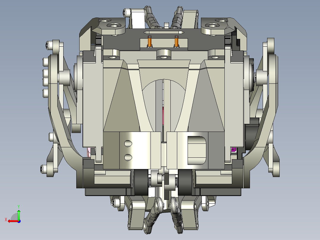 仿生兽嘴后视图