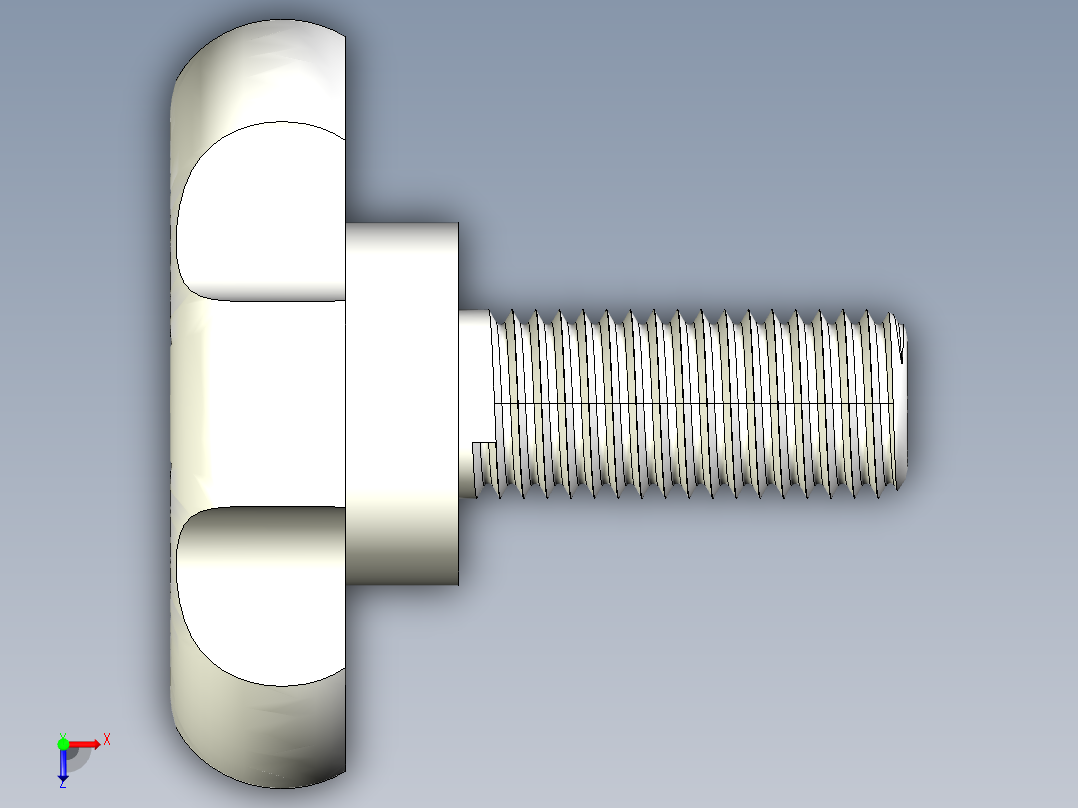 圆形旋钮俯视图