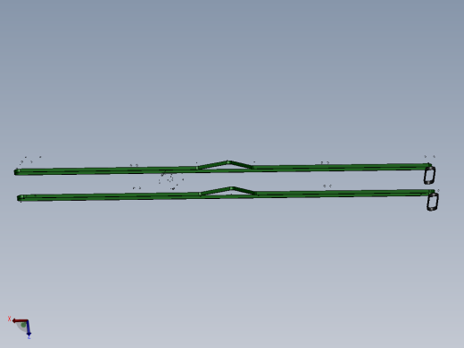 1.35米0.14米双带输送机构