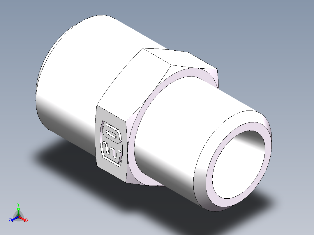 直通变径-GR、1C-12-14主视图