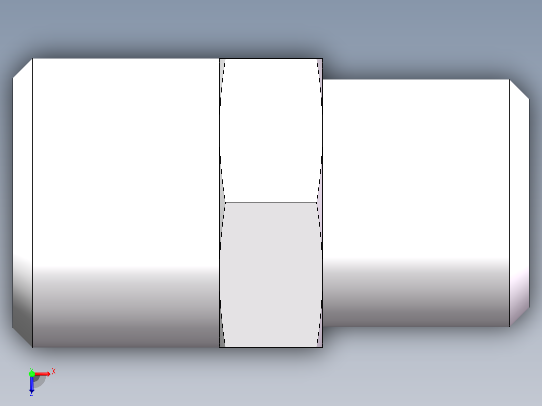 直通变径-GR、1C-12-14俯视图