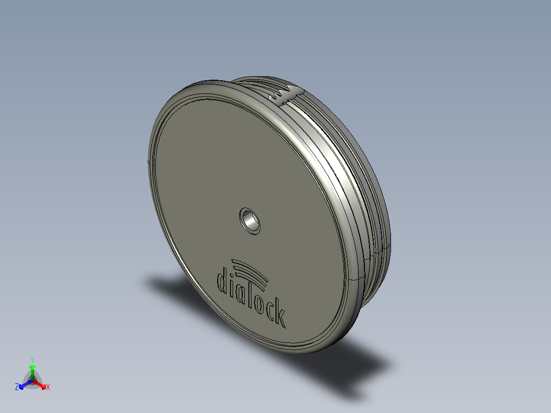 A0002820-DIALOCK 天线 - (HAFELE - 237.58.129)正等轴测图