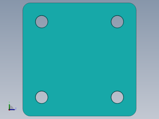 焊接式液压缸左视缩略图