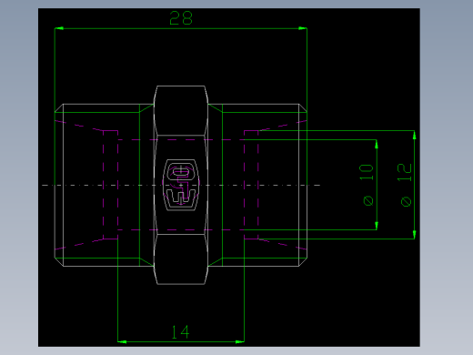 PARKER管接头EO Union G12LCFX_front