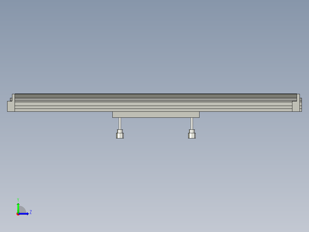 MPM-机型刮刀620MM(最长尺寸左视图