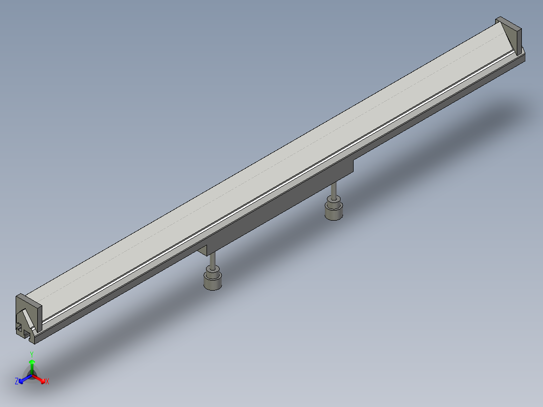 MPM-机型刮刀620MM(最长尺寸正等轴测图
