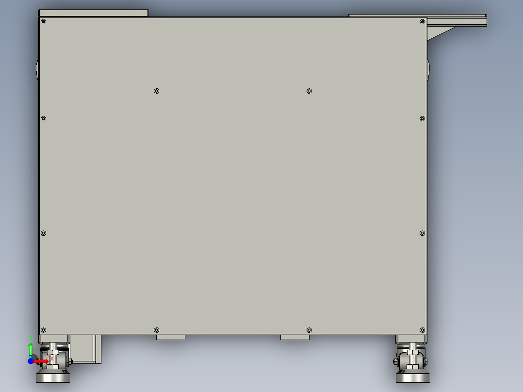 SAPMMZ01-09810-b升降框架装配前视图