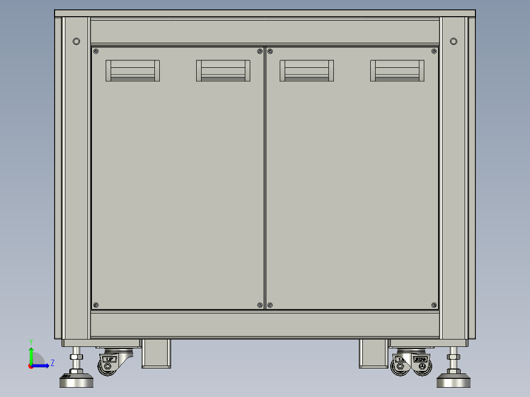 SAPMMZ01-09810-b升降框架装配左视图