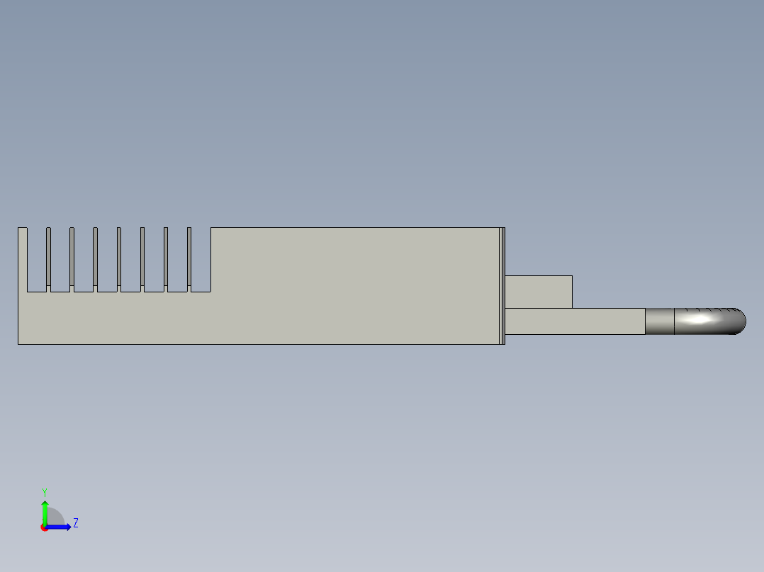 电控柜-101H000151伺服电机驱动器RYH201F5-VV2左视图