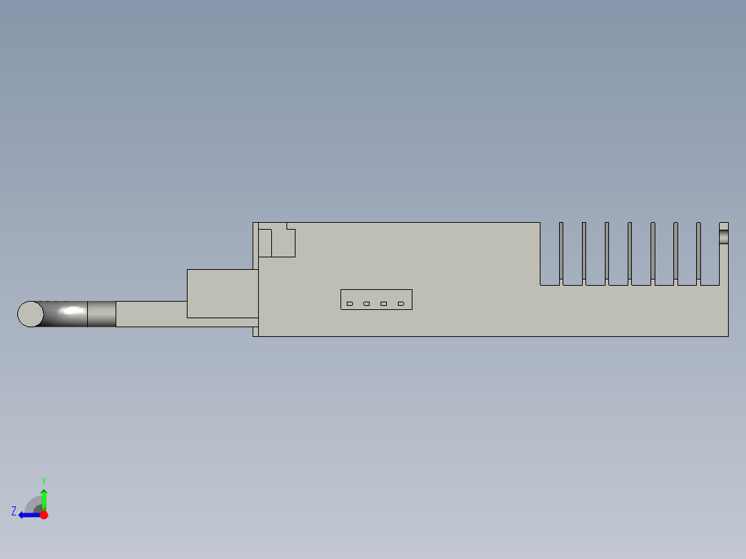 电控柜-101H000151伺服电机驱动器RYH201F5-VV2右视图