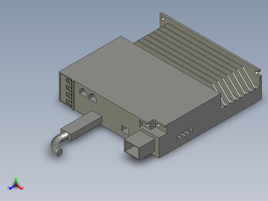 电控柜-101H000151伺服电机驱动器RYH201F5-VV2正等轴测图