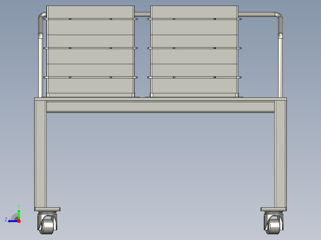 瓶子上料-料车右视图