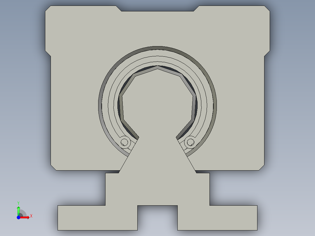 支撑导轨单元SBRS系列滑轨SBR16SA前视图