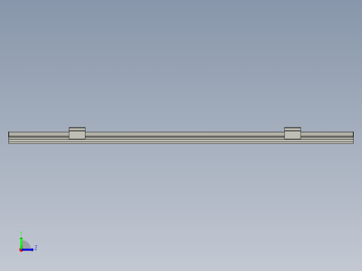 支撑导轨单元SBRS系列滑轨SBR16SA左视缩略图
