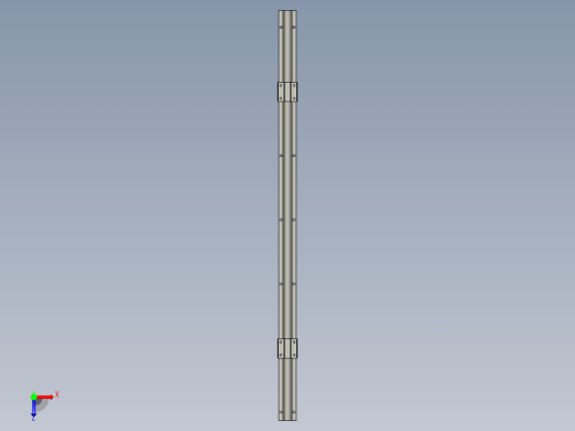 支撑导轨单元SBRS系列滑轨SBR16SA俯视缩略图