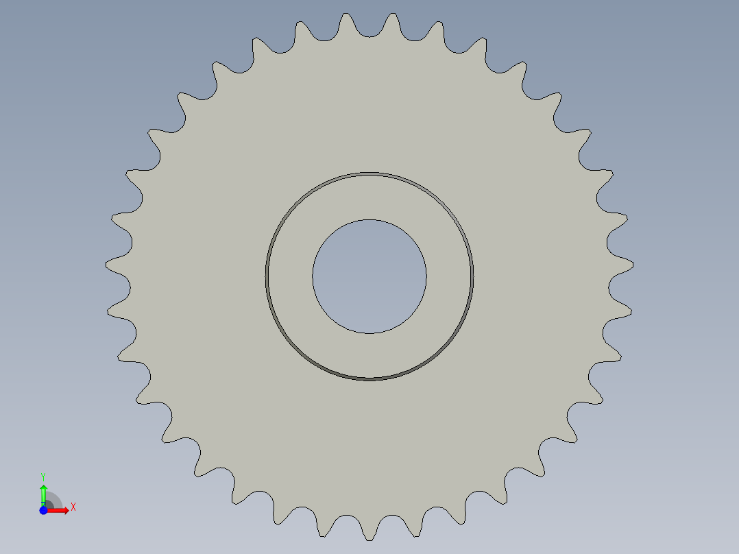 BJ618-01-02-03-03链轮从动前视图