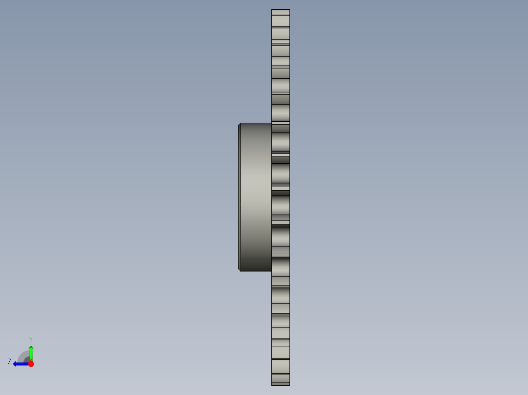 BJ618-01-02-03-03链轮从动右视图