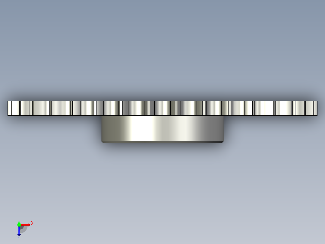 BJ618-01-02-03-03链轮从动俯视图