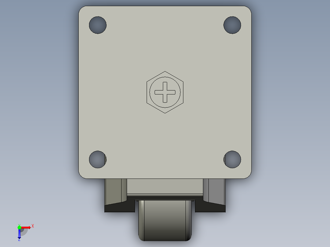 热风干设备-GD-80F俯视图