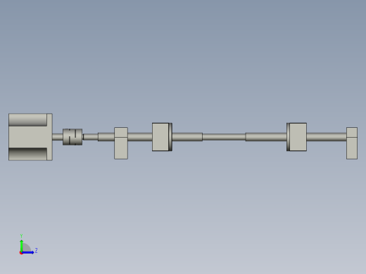丝杠调整组件左视缩略图