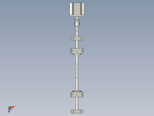 丝杠调整组件俯视缩略图