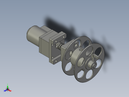贴膜卷放膜结构