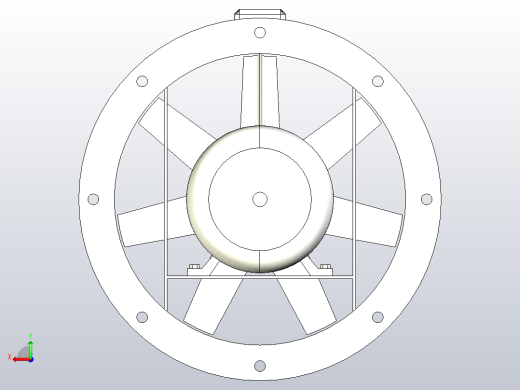 AXA系列[AXA315-7／10LH1-4SU]亿利达管道风机后视缩略图