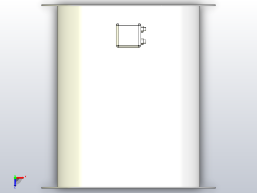 AXA系列[AXA315-7／10LH1-4SU]亿利达管道风机俯视缩略图