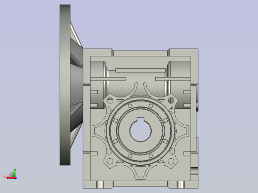 RV系列铝合金蜗轮蜗杆减速机RV40-63后视缩略图
