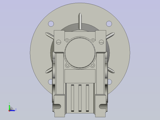 RV系列铝合金蜗轮蜗杆减速机RV40-63左视缩略图