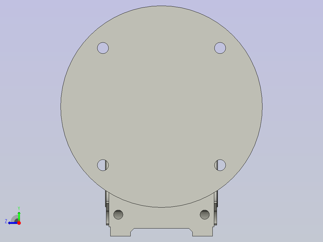 RV系列铝合金蜗轮蜗杆减速机RV40-63右视图