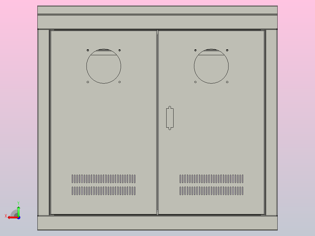 焊接式微机台[焊接式微机台]后视图