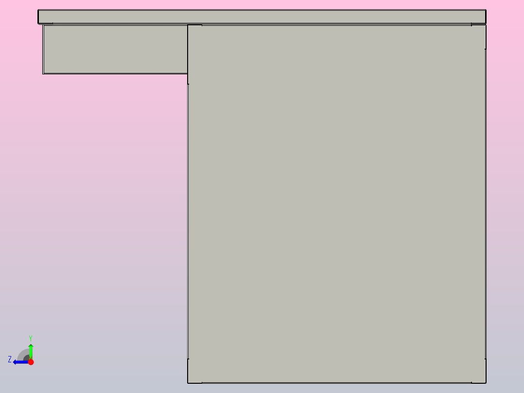 焊接式微机台[焊接式微机台]右视图