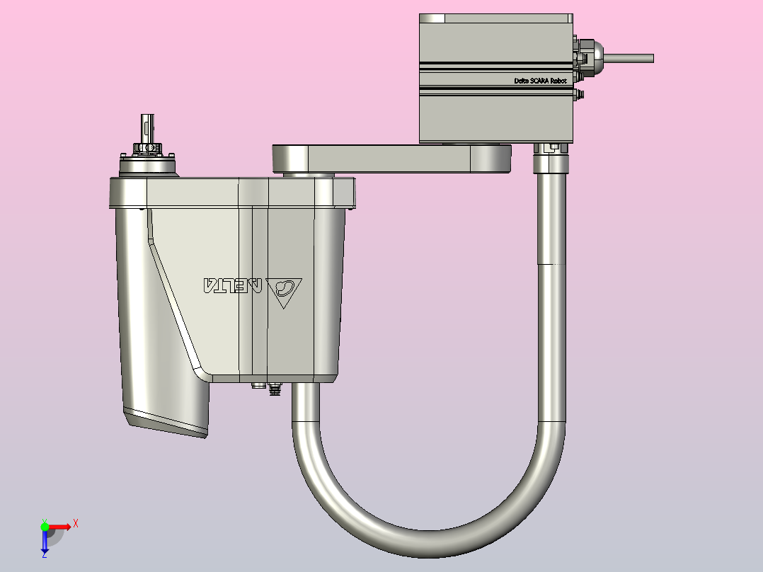DRS40L3-外观-水平关节机器人[DRS40L3]台达俯视图