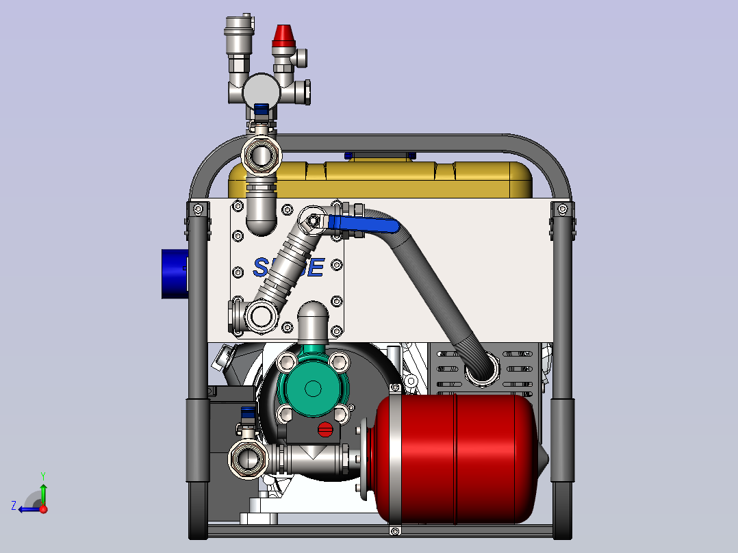 微型热电联产（热-电生成器）--46516--25右视图