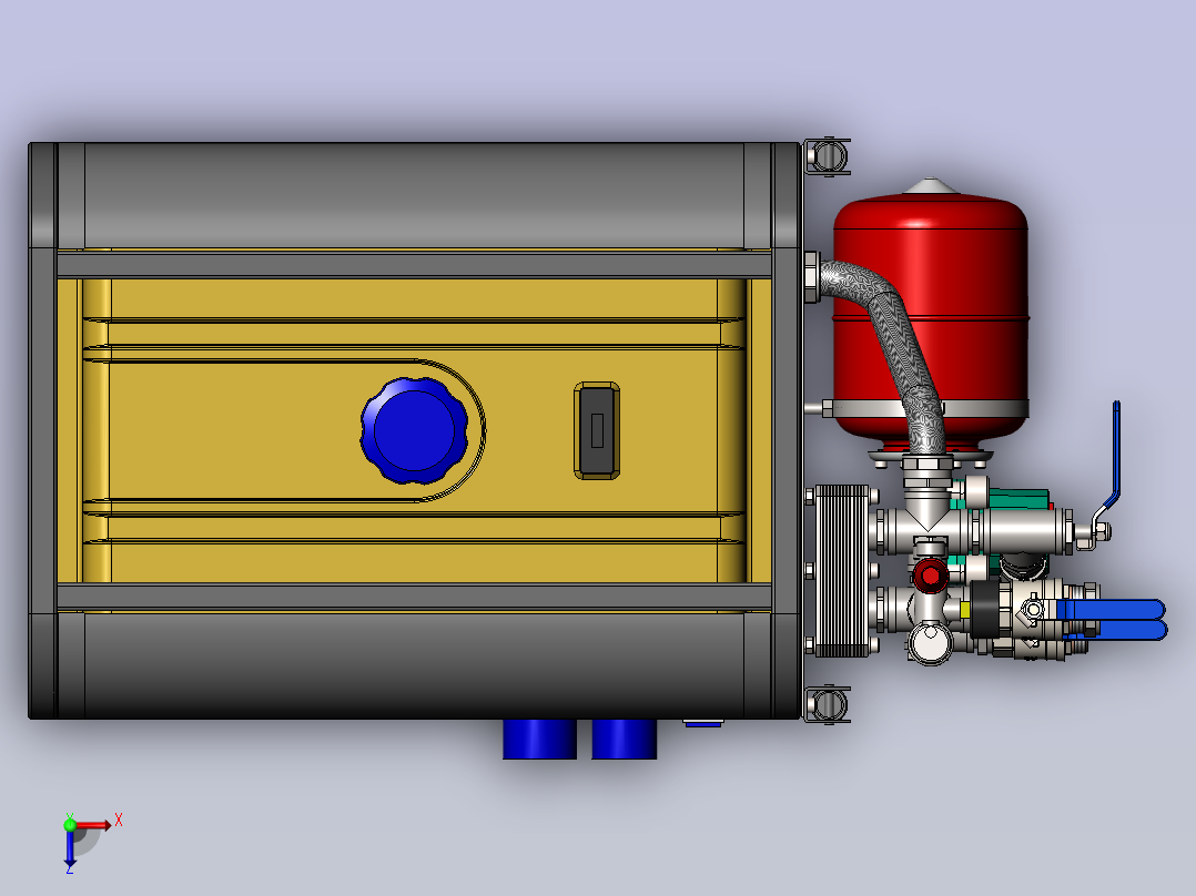 微型热电联产（热-电生成器）--46516--25俯视图