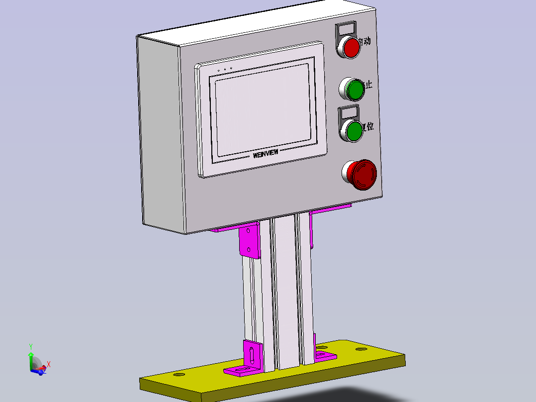 控制面板_操作面板主视图