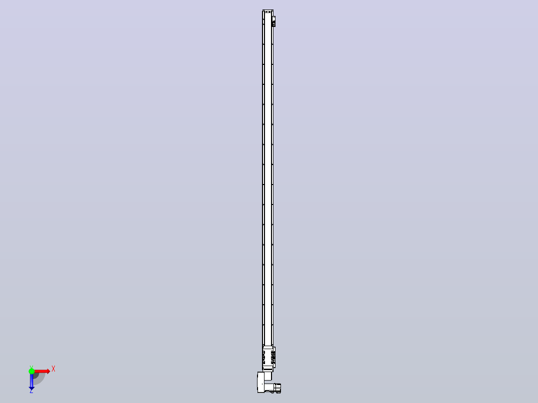 机器人皮带驱动直线轴TPA-GCB-50-P42-L1650-QL-M10-N3俯视图