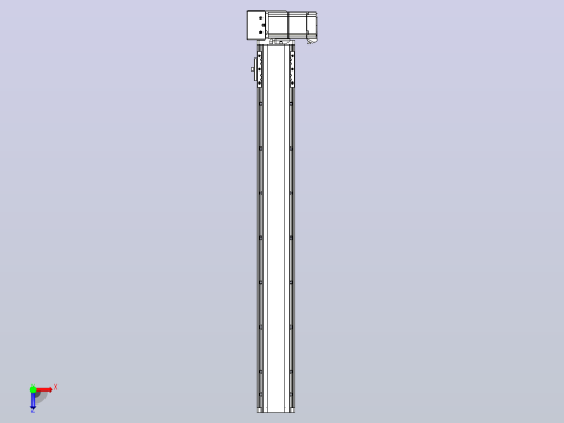 皮带直线轴半封闭可选导轨TPA-HNB-85D-90-L650-RU-C-P20-N3俯视缩略图