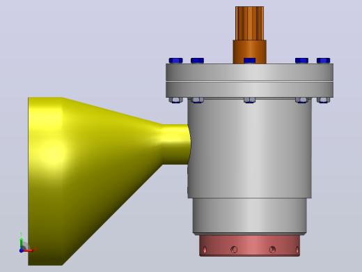 分离器分离设备meat-separator-模型格式为 stp stl前视缩略图