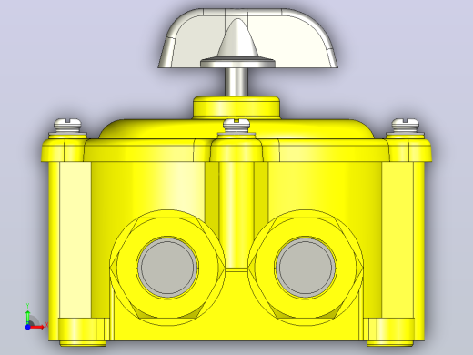 HZ10-10M_2组合开关三维模型202012前视缩略图