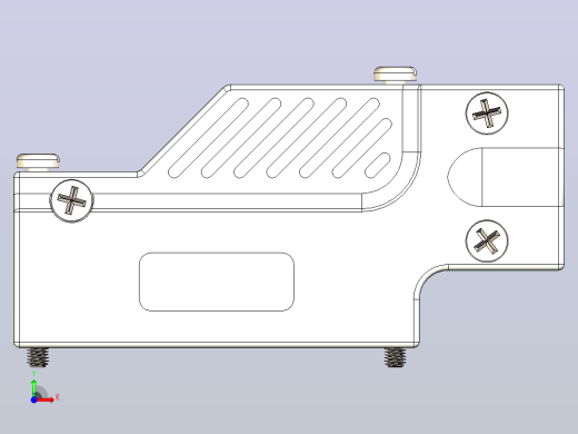 北方技术公司D-SUB后壳 N30E900000 N30E910000 N30E920000 连接器配件9 - 25 pos前视缩略图