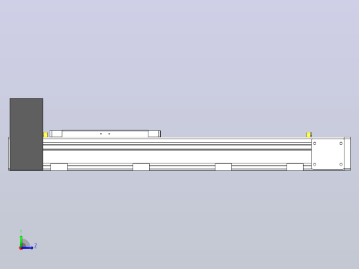 DMEB80L-LUCR欧规同步带模组直线模组（电机左上折）[DMEB80L-L20S350-DT400-C2U-LUCR]左视缩略图