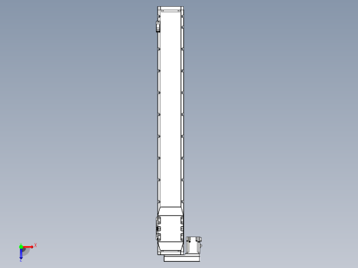 滚珠丝杠直线轴内置导轨TPA-GCR-120-1610C-L900-ML-M40-N3俯视缩略图
