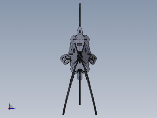 小钓鱼拼装模型激光切割3D图纸 Solidworks2018设计 附STP IGS等左视缩略图