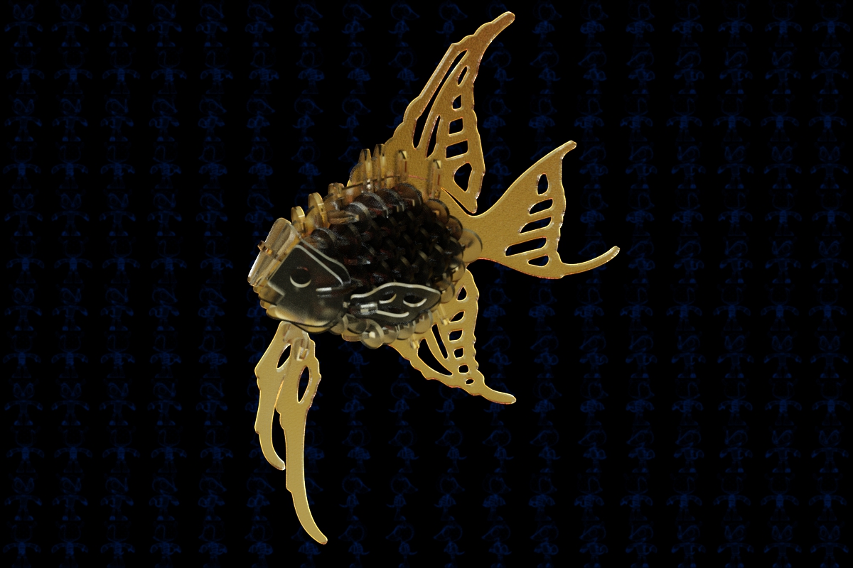 小钓鱼拼装模型激光切割3D图纸 Solidworks2018设计 附STP IGS等