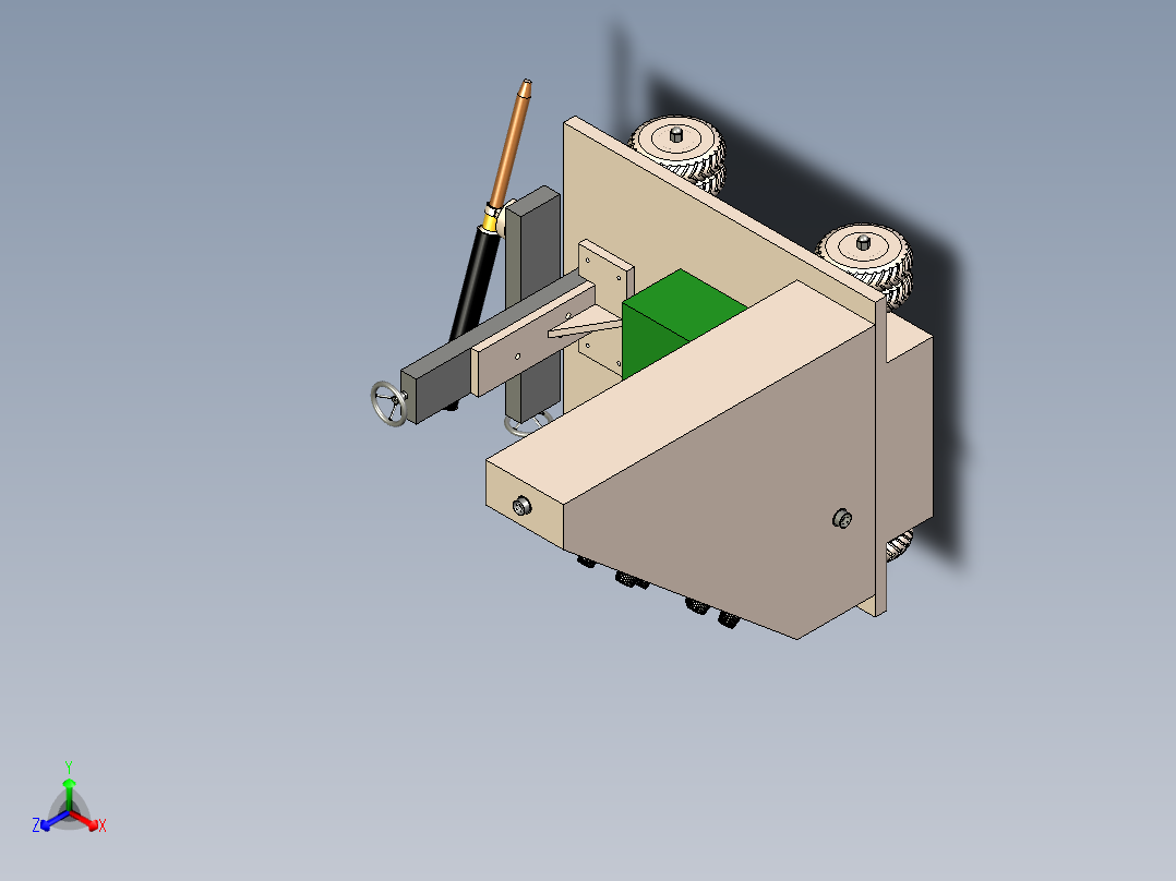 自动焊接小车3D模型
