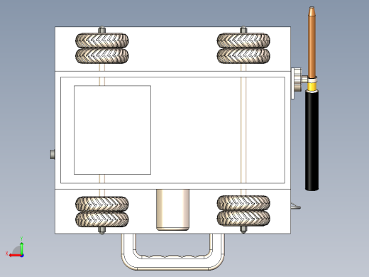 自动焊接小车3D模型后视缩略图