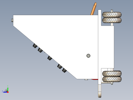 自动焊接小车3D模型右视缩略图