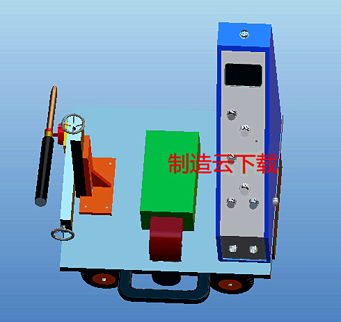 自动焊接小车3D模型